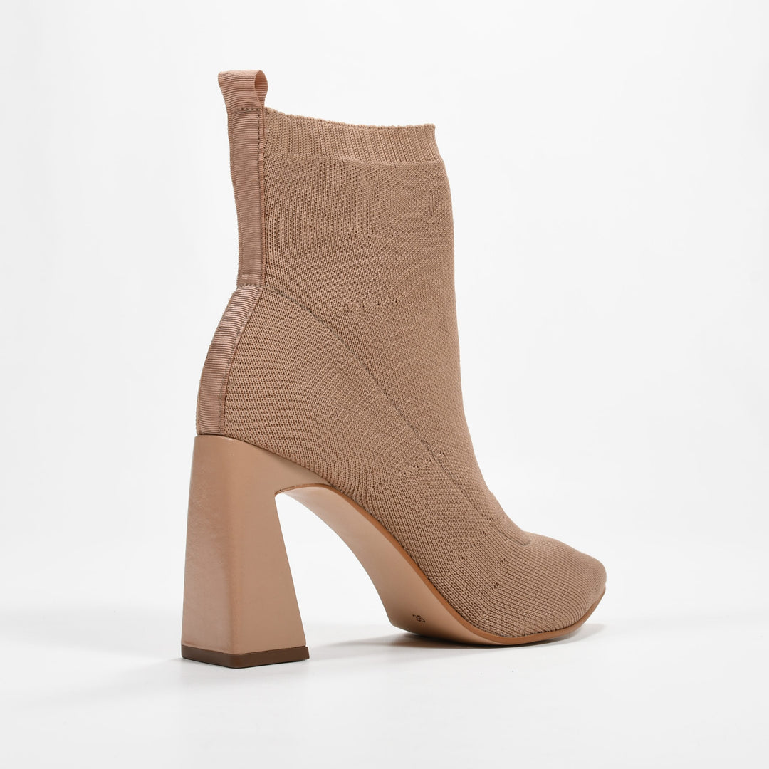 Knit High Heel Boot