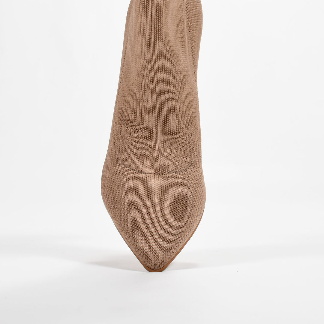 Knit High Heel Boot