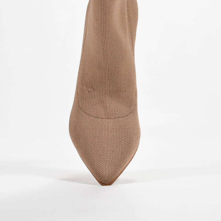 Knit High Heel Boot