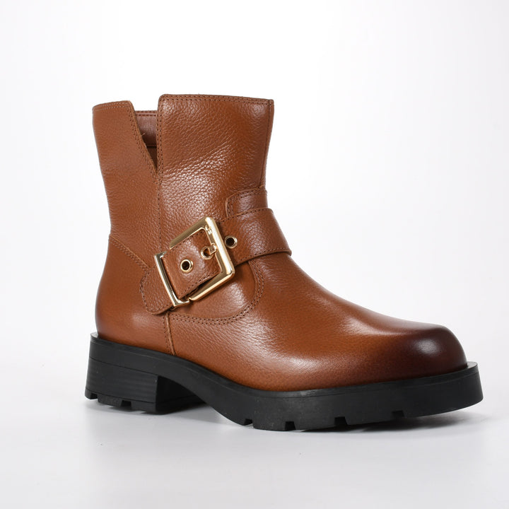 Leather Biker Boot