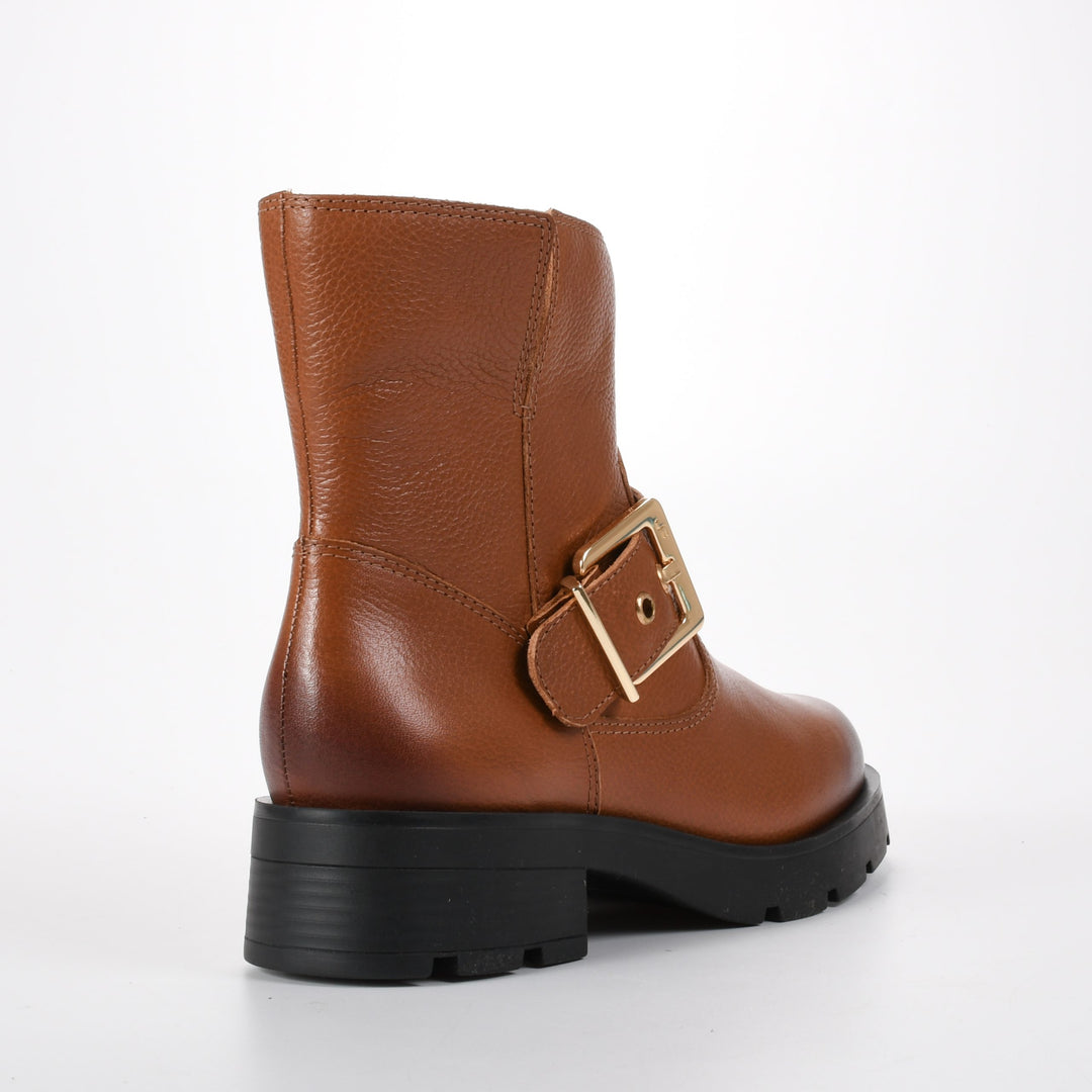 Leather Biker Boot