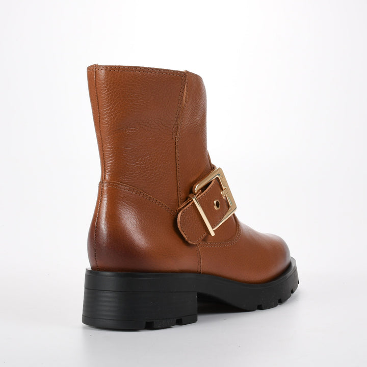 Leather Biker Boot