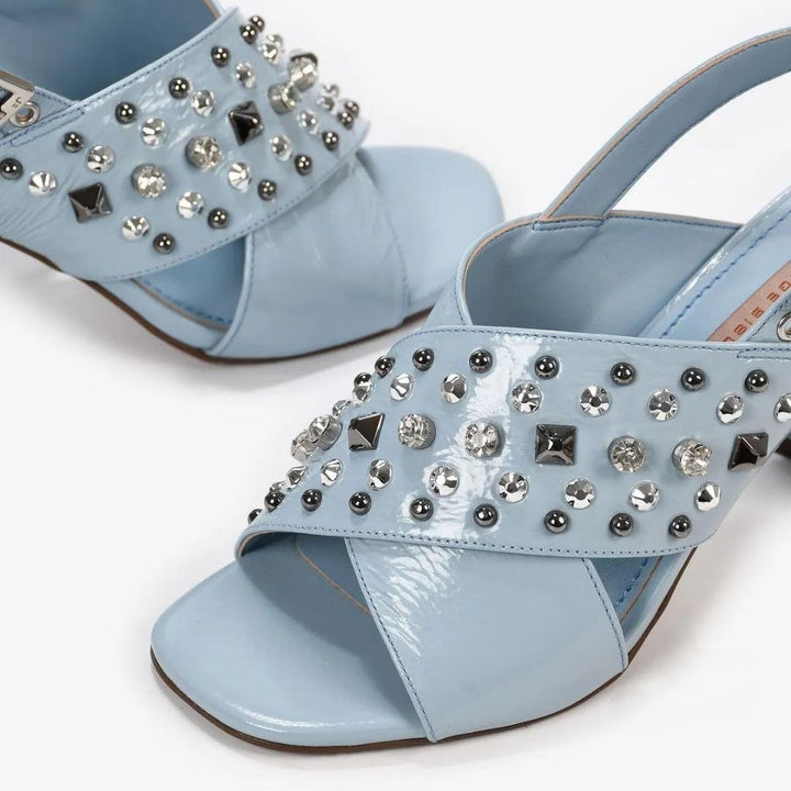Leather Sandal with Stones