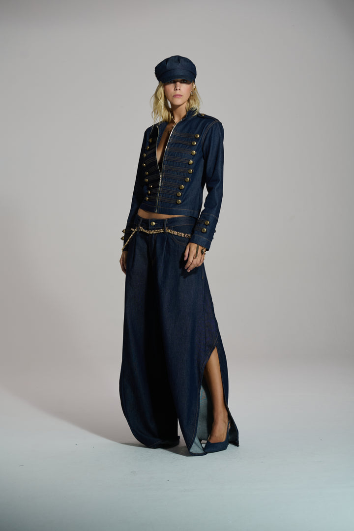 Jaqueta Jeans Napoleônica