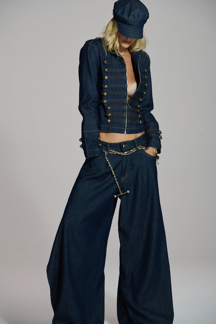 Jaqueta Jeans Napoleônica