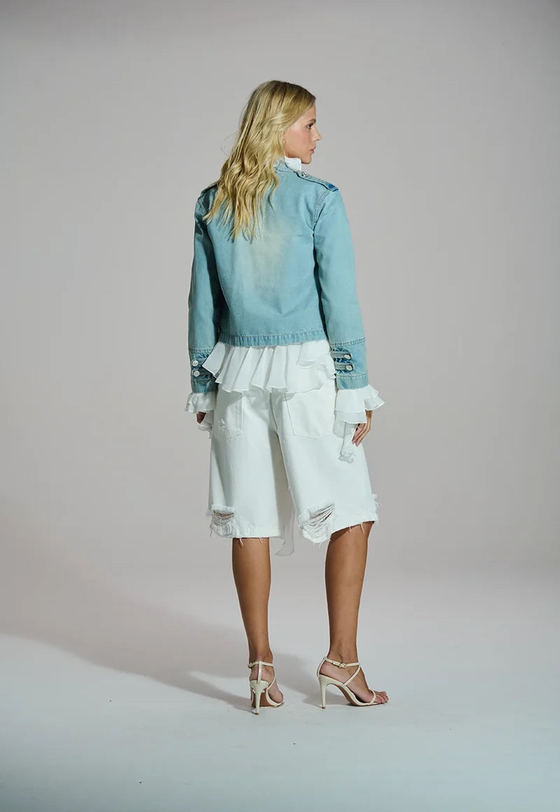 Jaqueta Jeans Romance