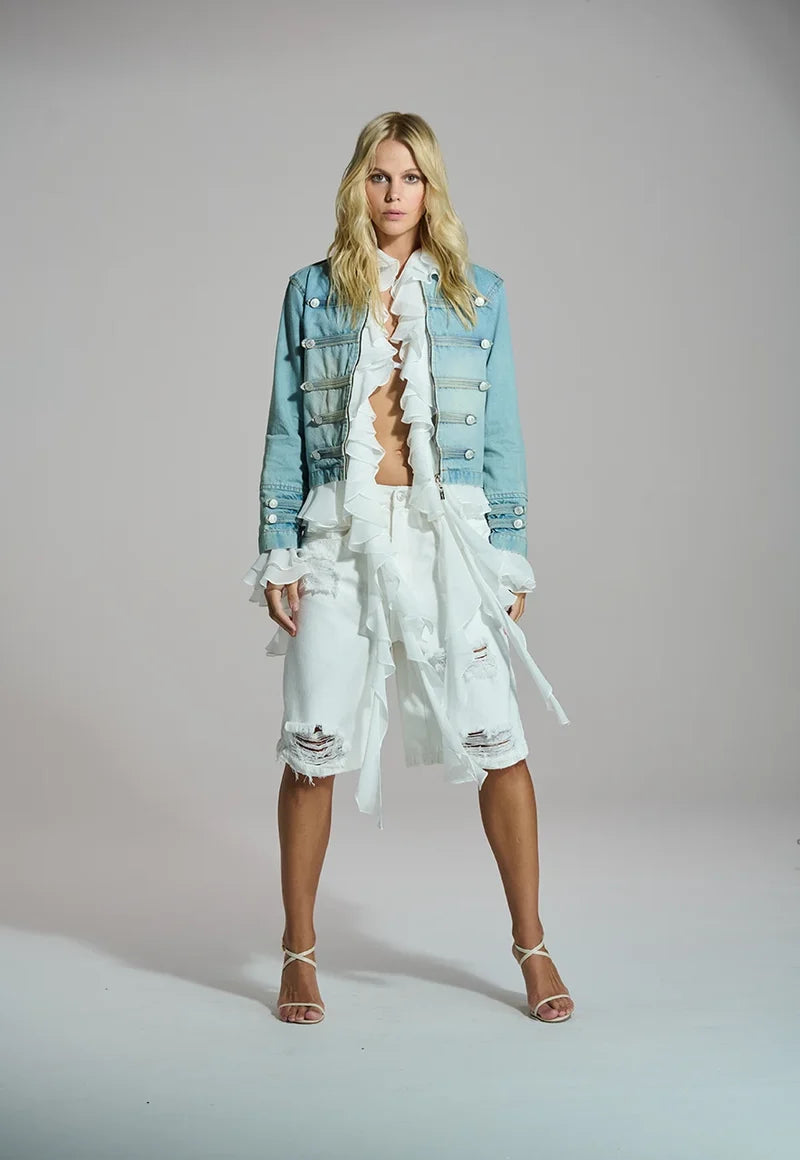 Jaqueta Jeans Romance