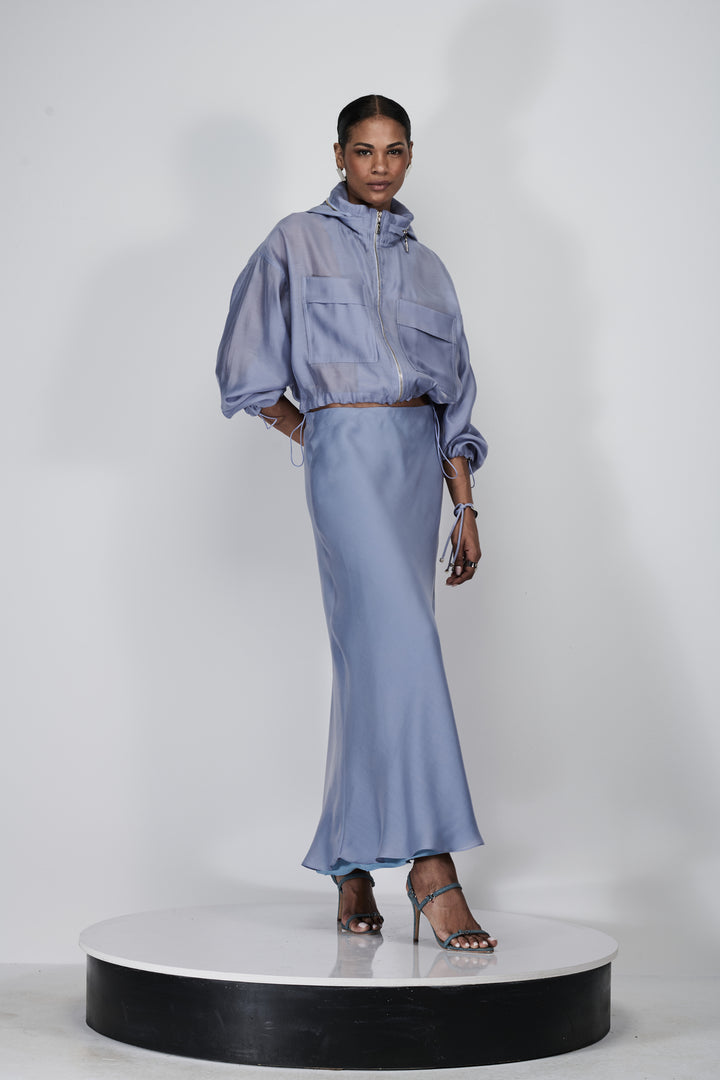 Organza Midi Skirt