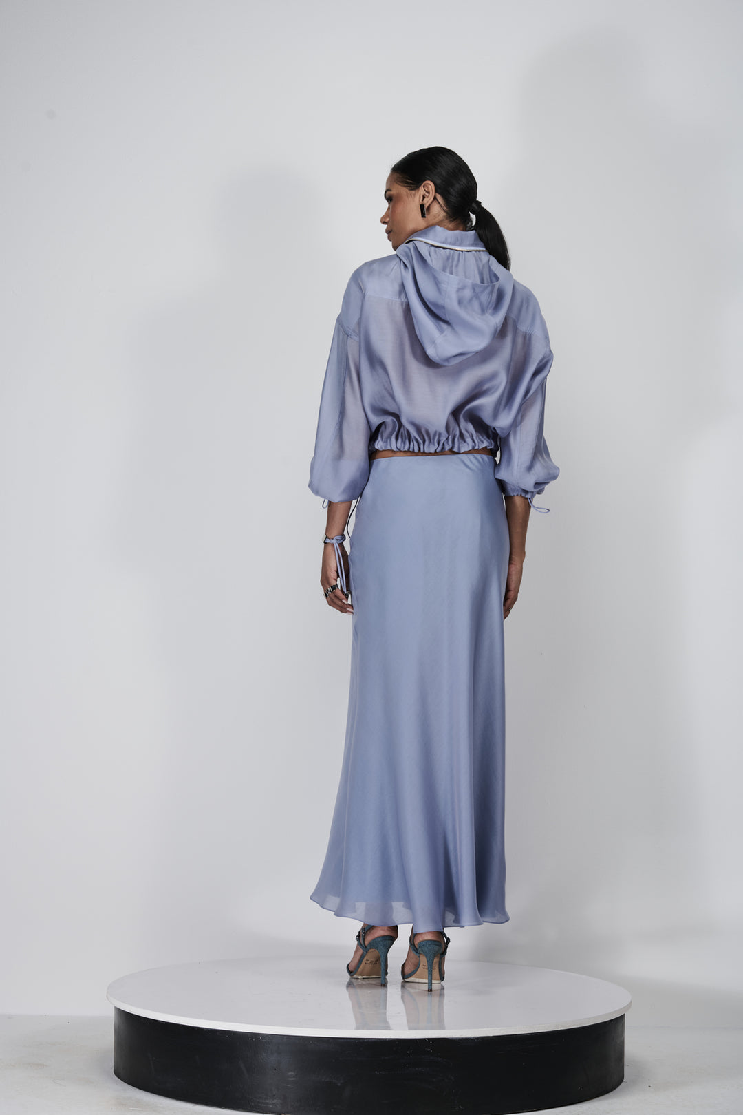 Organza Midi Skirt