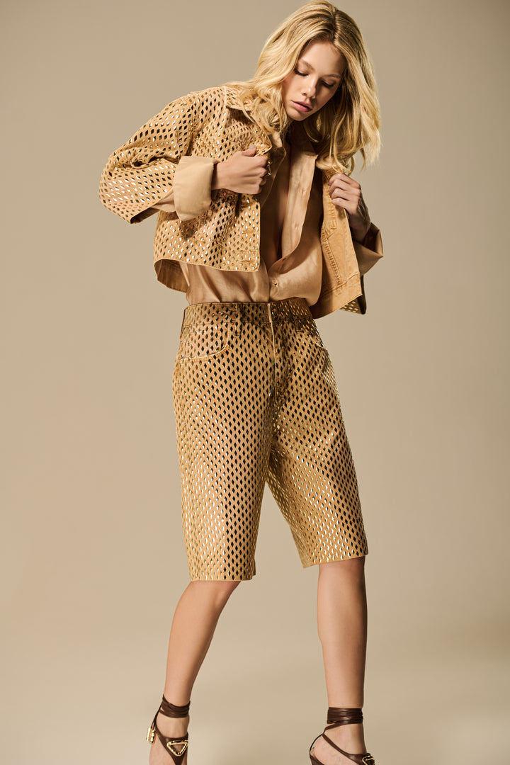Diamond Transfer Twill Jacket