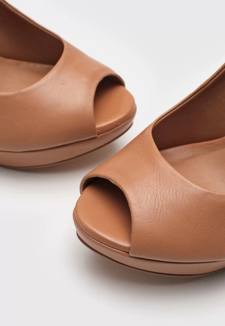 Jorge Bischoff Leather Wedge Shoe