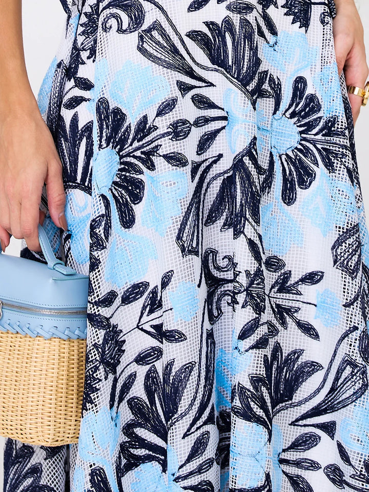 Love Notes Flared Midi Dress