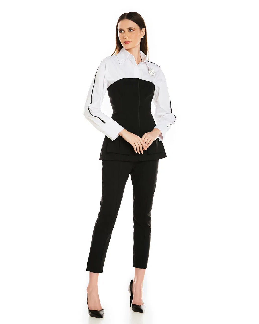 Anne Fernandes Strapless Jumpsuit