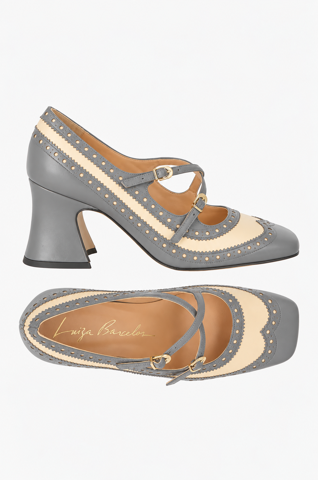 Scarpin Mary Jane Couro