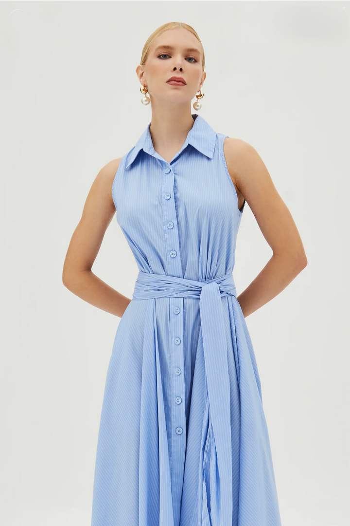 Tie Midi Dress