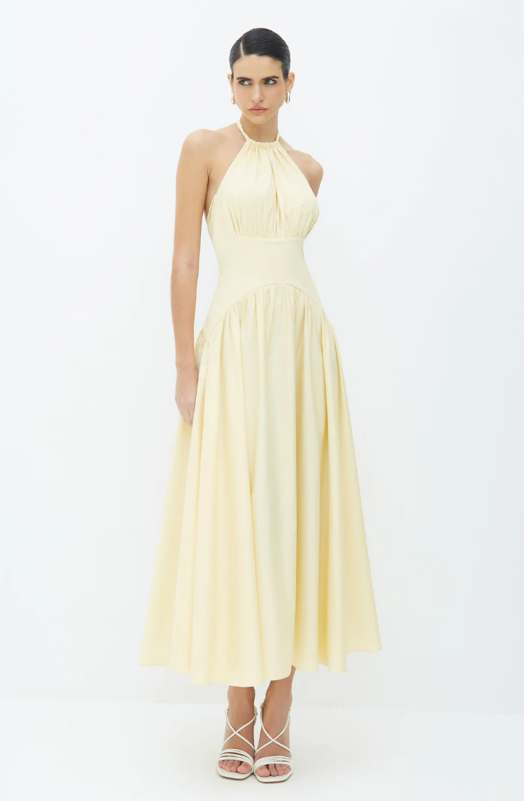 Tie Midi Dress