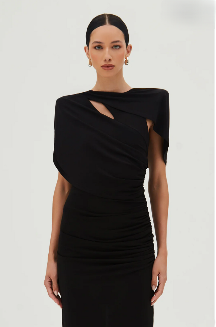 Overlay Midi Dress