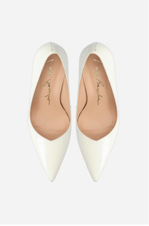 Scarpin Anabela Couro Verniz