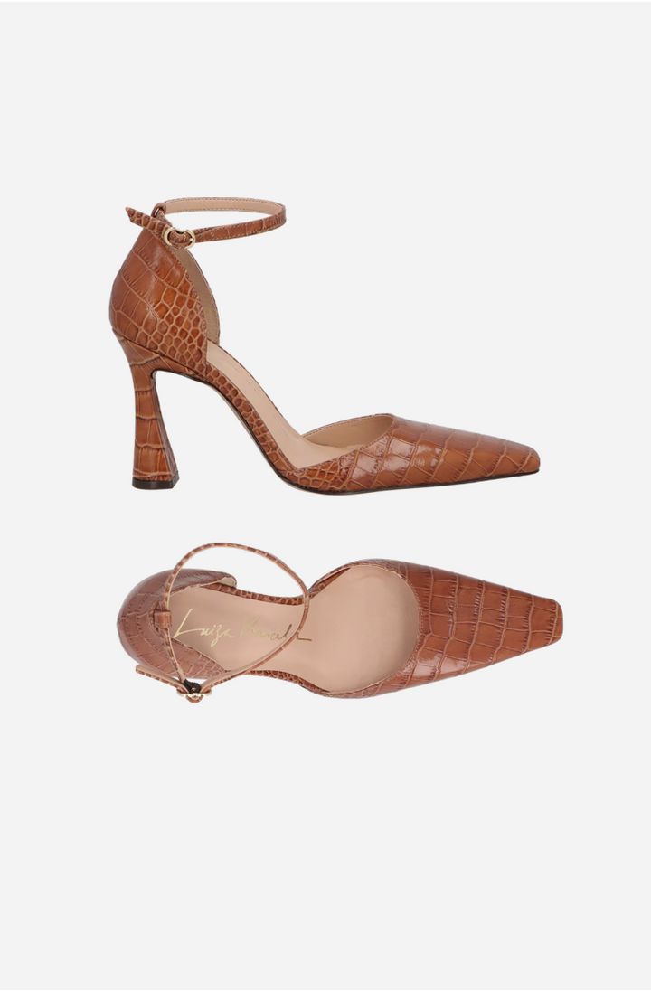 Crocodile Leather Pumps