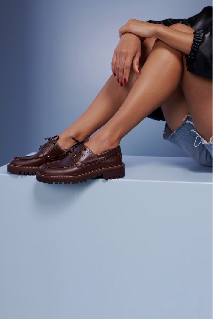 Mocassim Dockside Couro