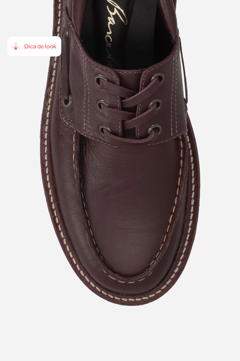 Mocassim Dockside Couro