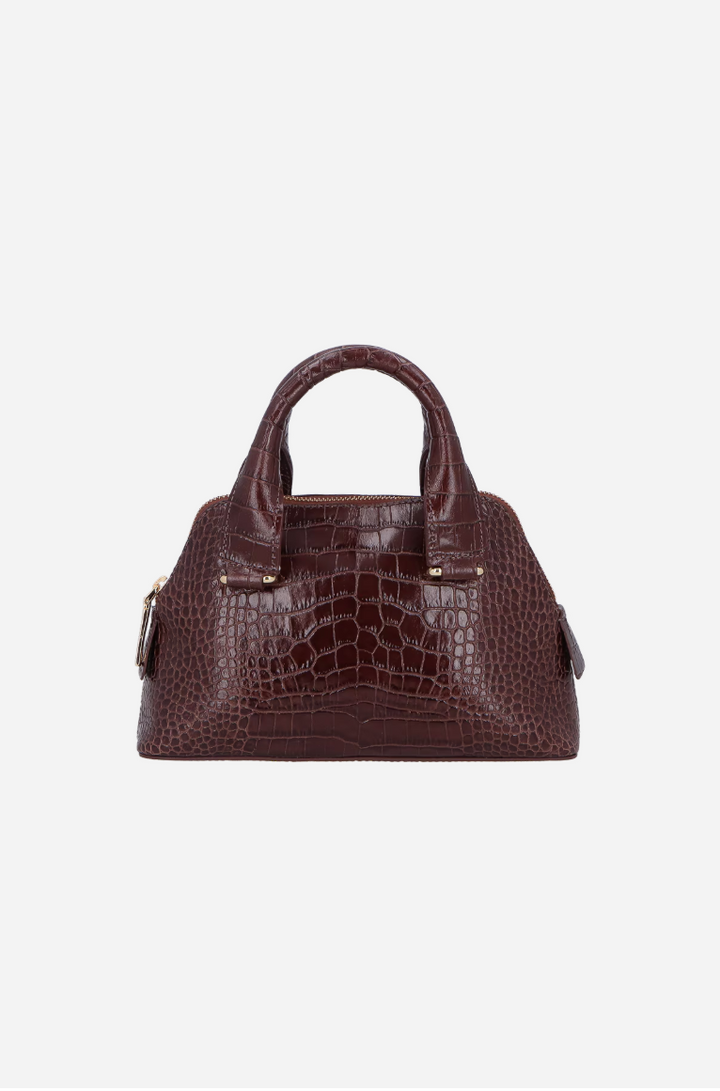 Bolsa Estruturada Couro Croco