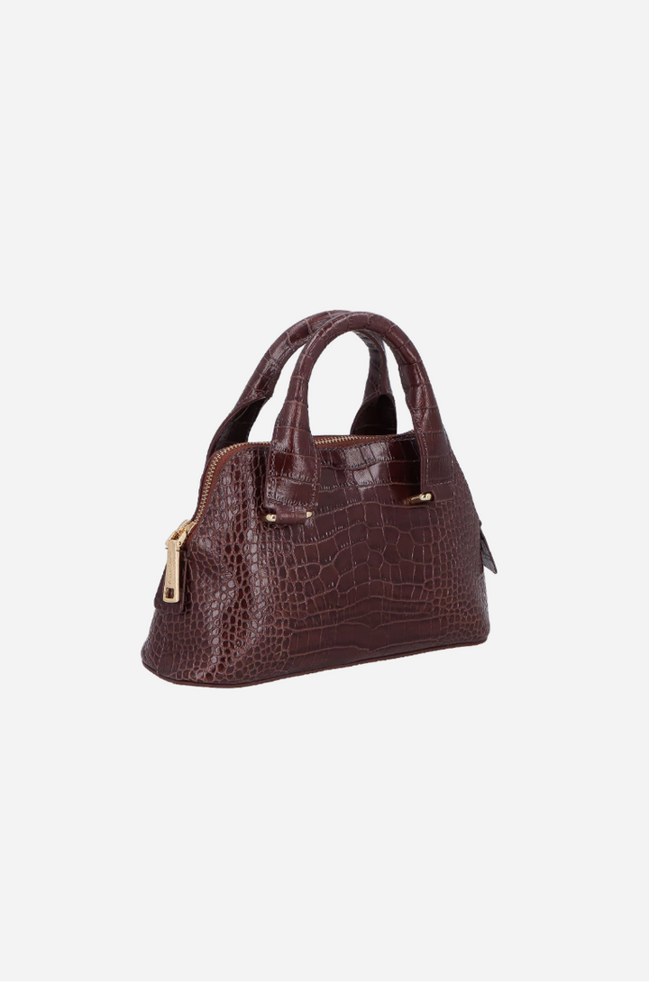 Bolsa Estruturada Couro Croco