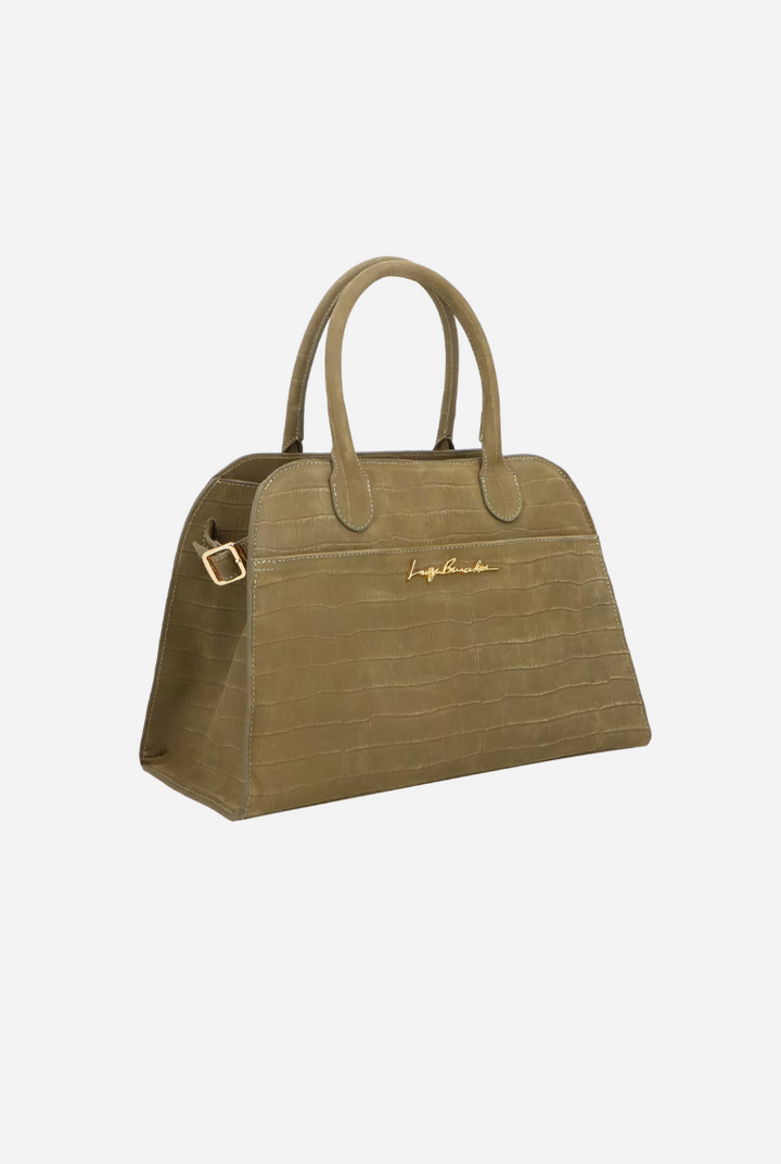 Bolsa Couro Croco