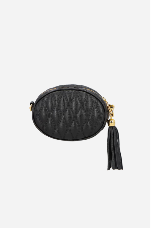 Bolsa Redonda Pequena Couro