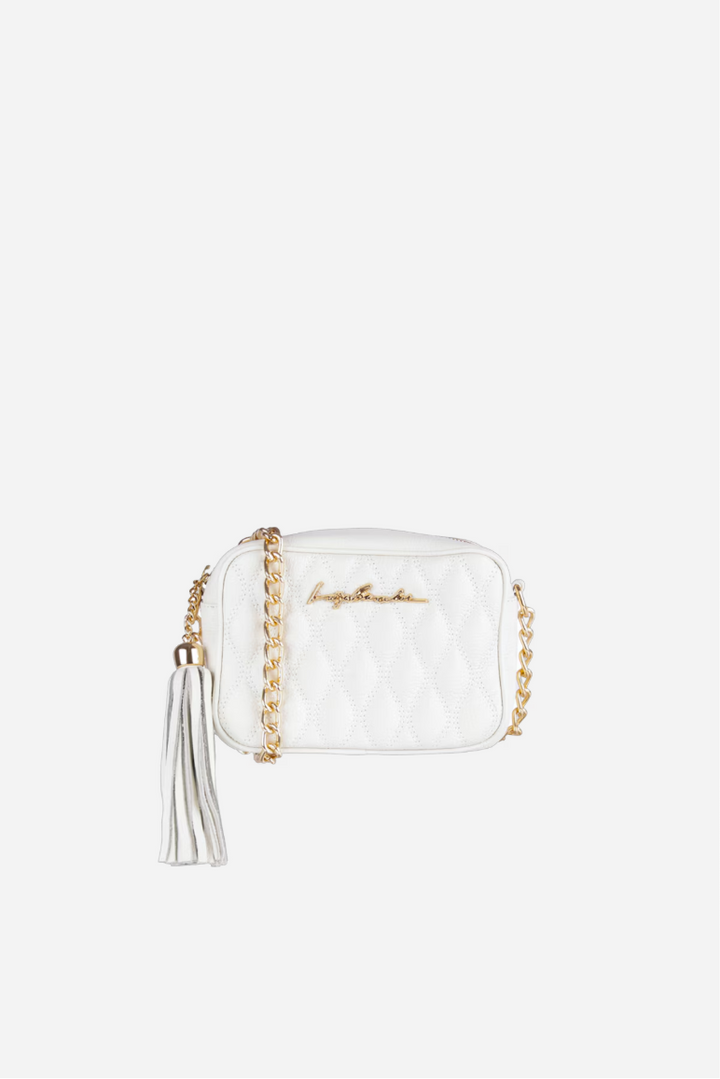 Bolsa Pequena Clássica Couro Corrente