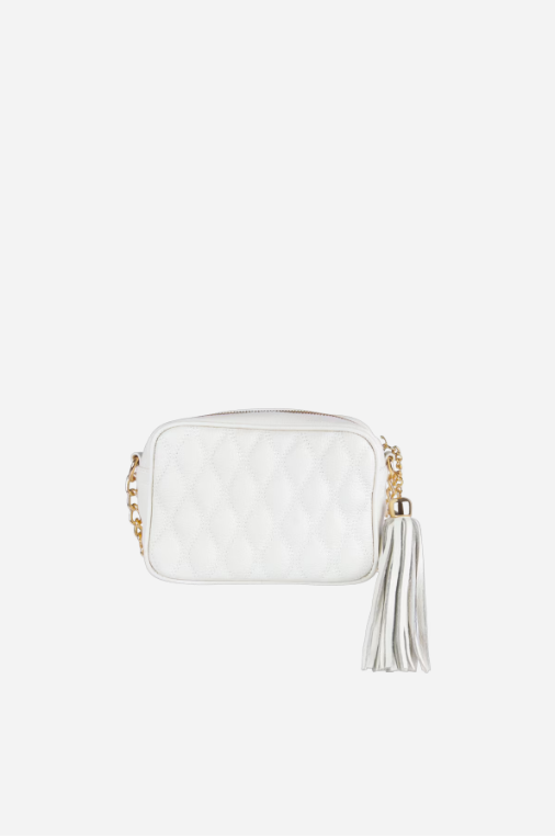 Bolsa Pequena Clássica Couro Corrente