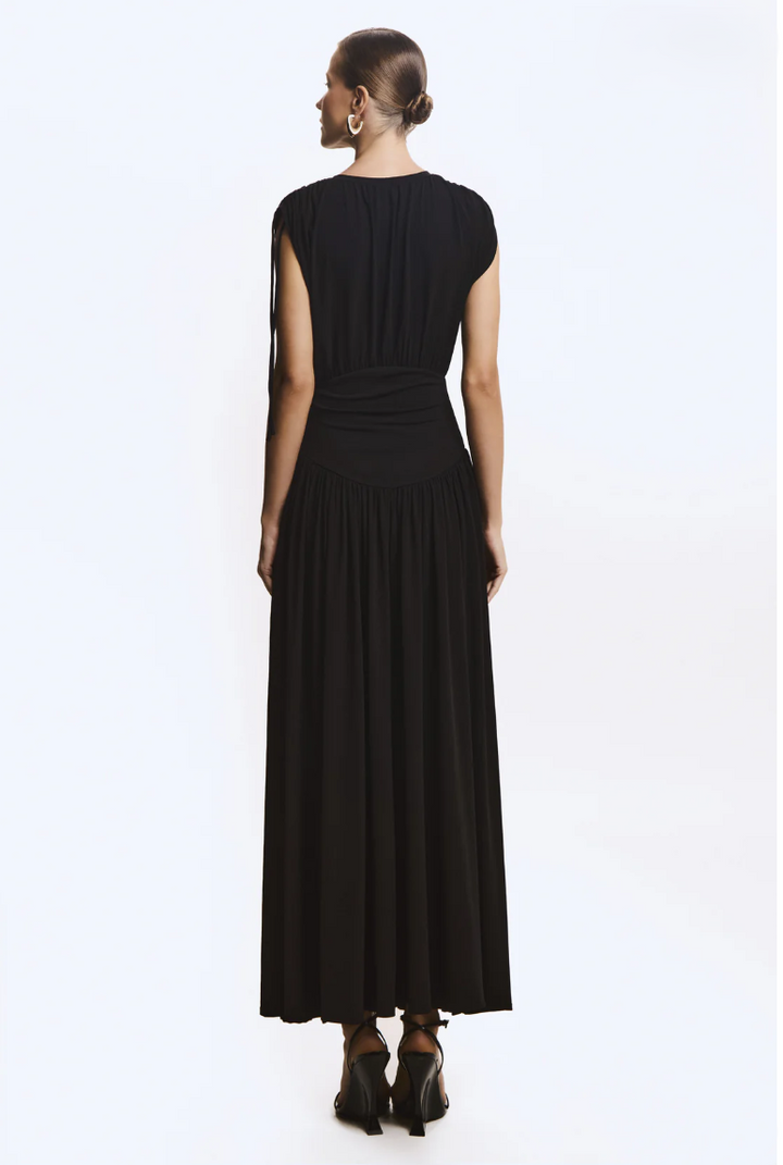 Vestido Longo Acinturado Amarração