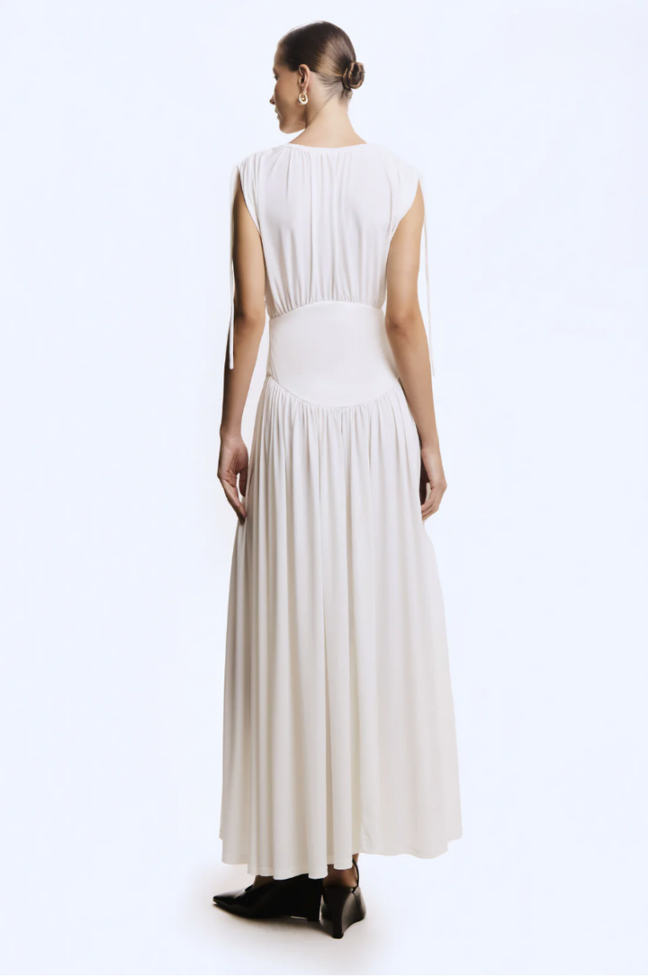 Vestido Longo Acinturado Amarração