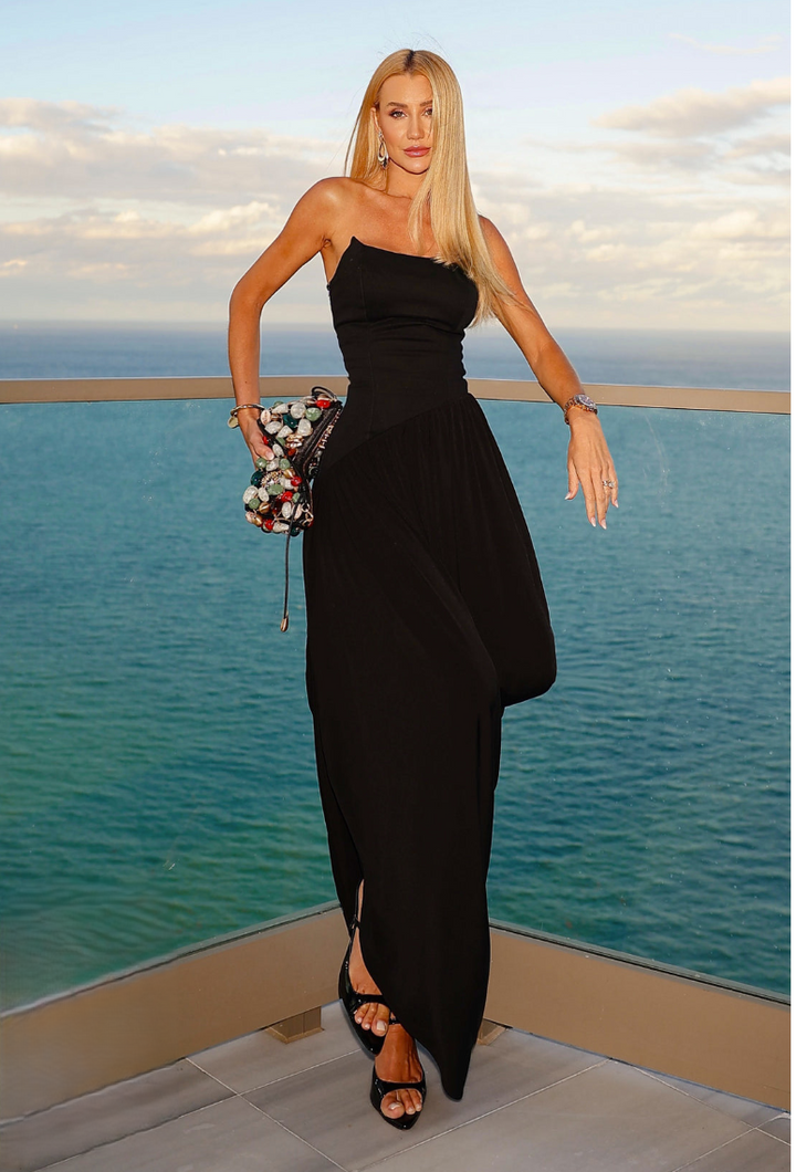 Vestido Midi Saia Fluída