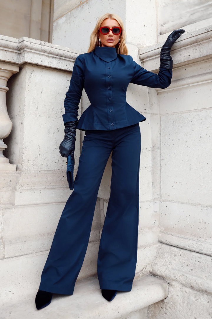 Calça Pantalona Estruturada