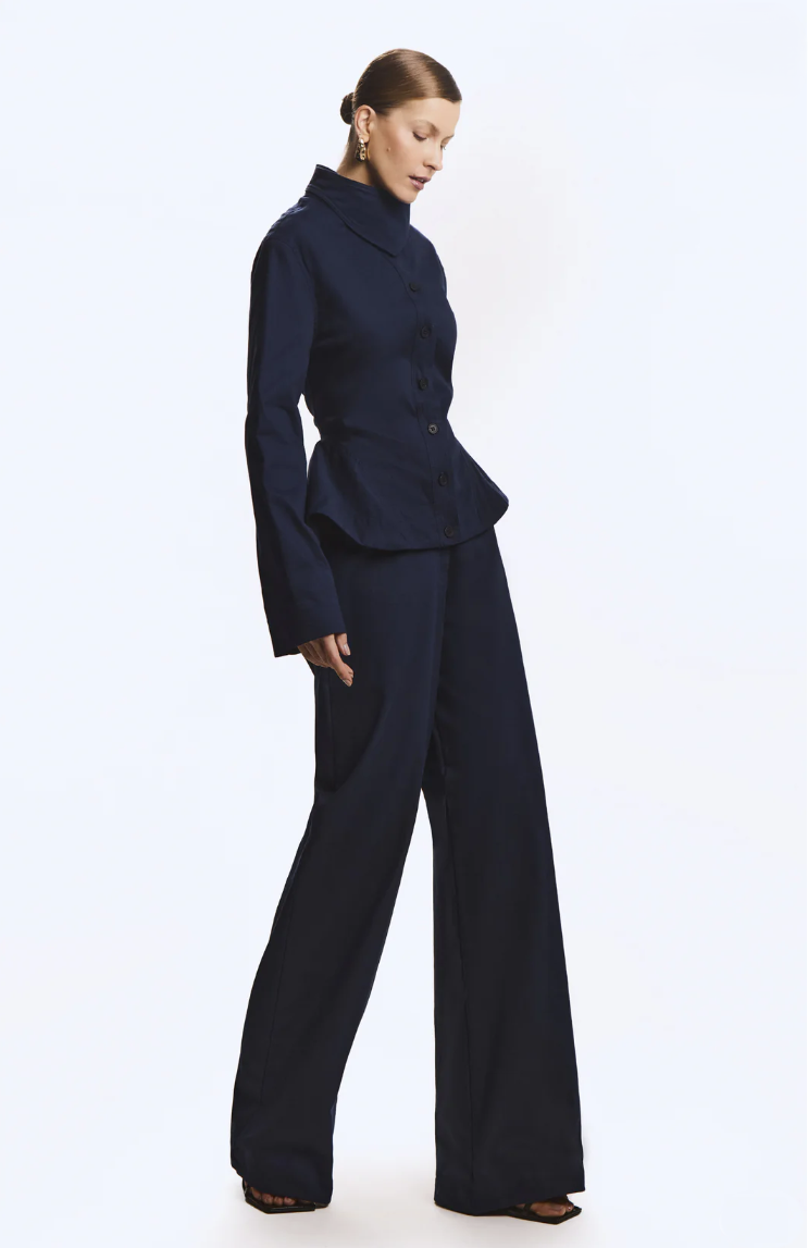 Calça Pantalona Estruturada