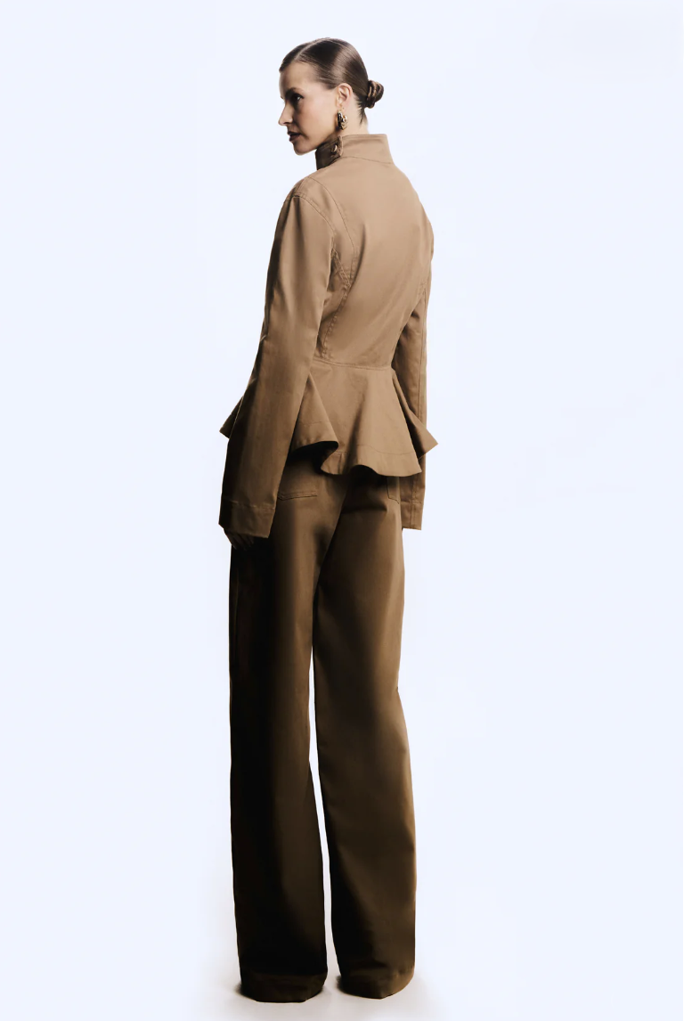 Calça Pantalona Estruturada