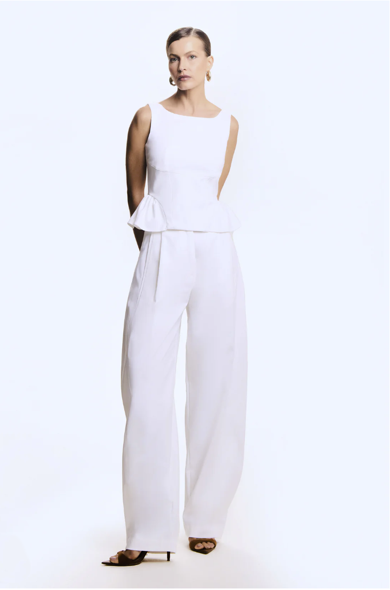 Structured Baggy Pants