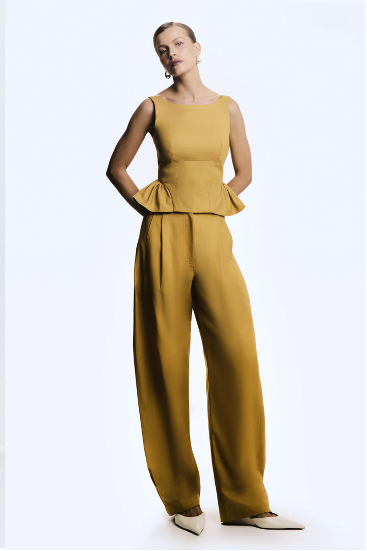 Structured Baggy Pants