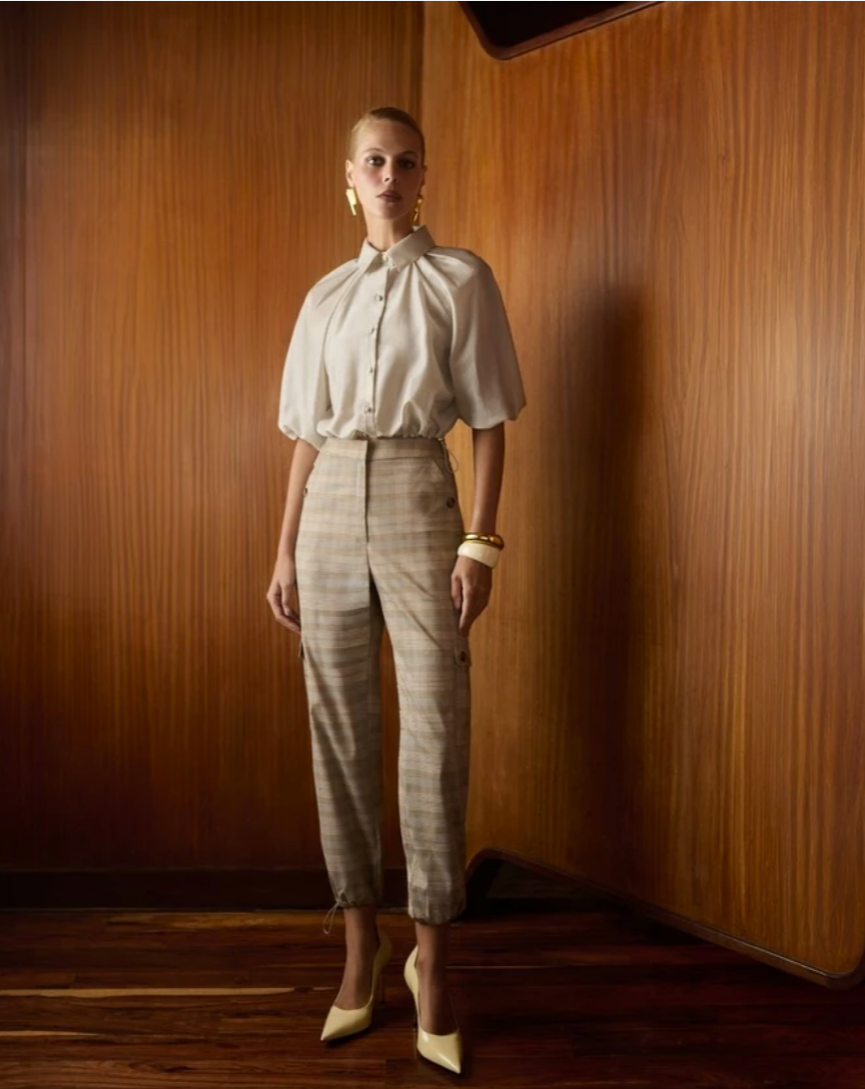 Camisa Manga Balonê