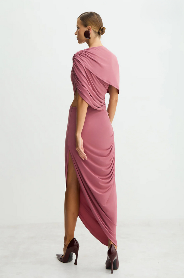 Overlay Midi Dress