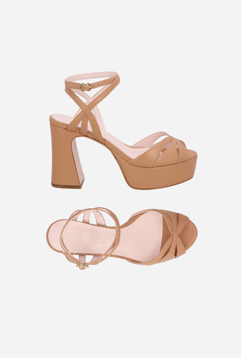 Leather Platform Sandal