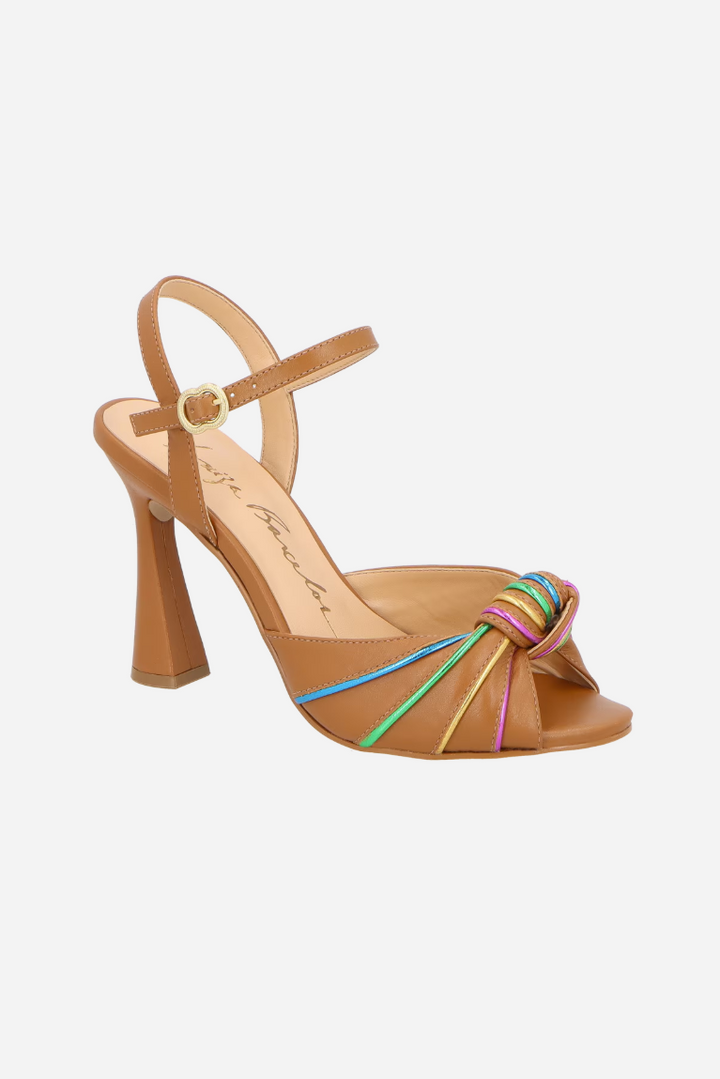 Multicolor Leather Sandal