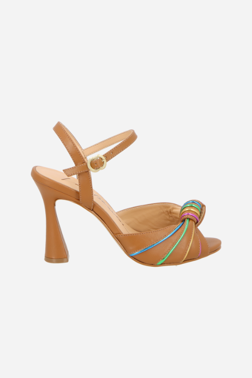 Multicolor Leather Sandal