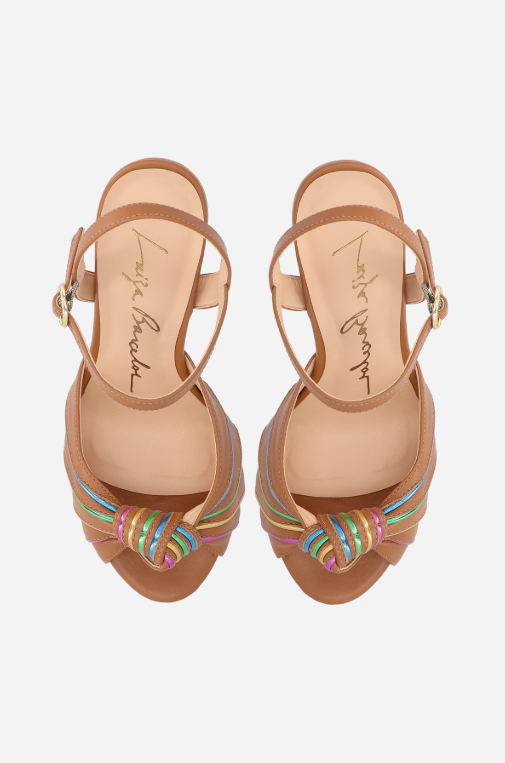 Multicolor Leather Sandal