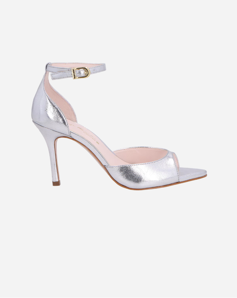 Metallic Leather Sandal