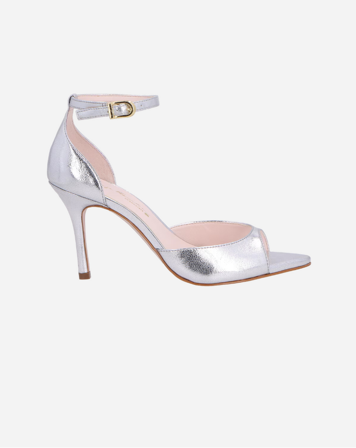 Metallic Leather Sandal