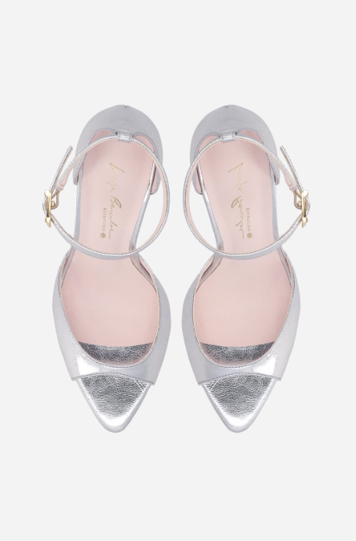 Metallic Leather Sandal