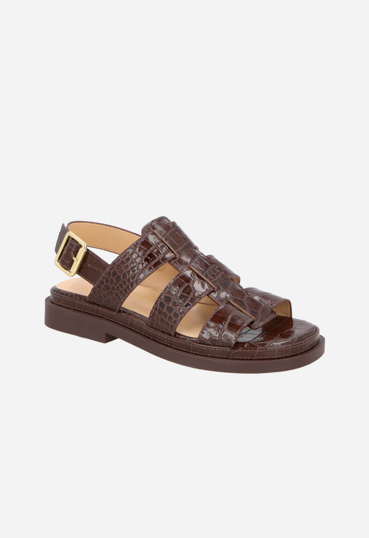Crocodile Leather Sandal