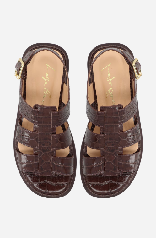 Crocodile Leather Sandal